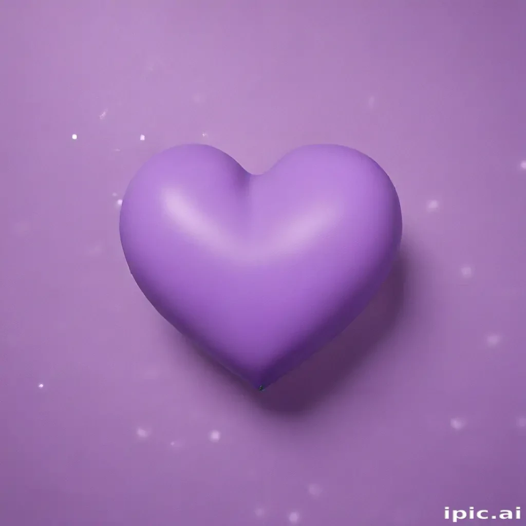 purple aesthetic heart