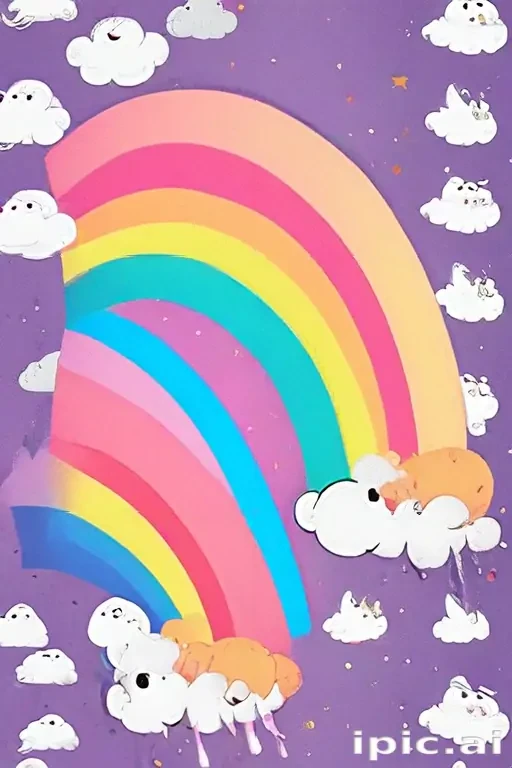 cute rainbow wallpaper