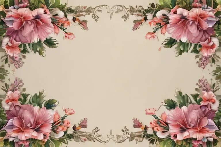 flowers border png