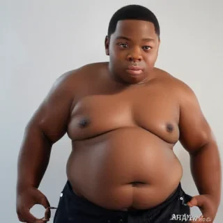 fat black kid