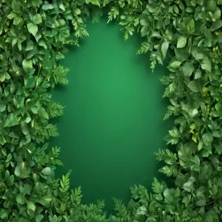 green background