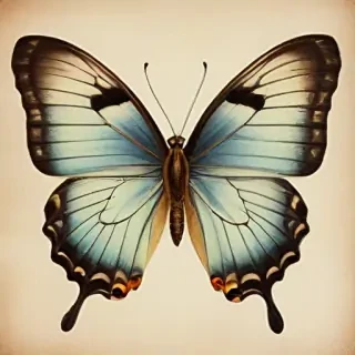 vintage butterfly illustration
