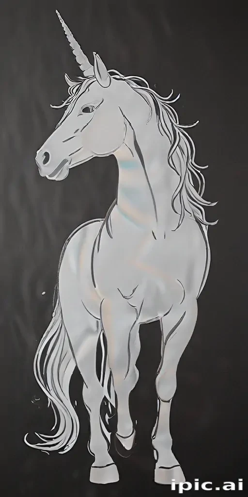 unicorn outline