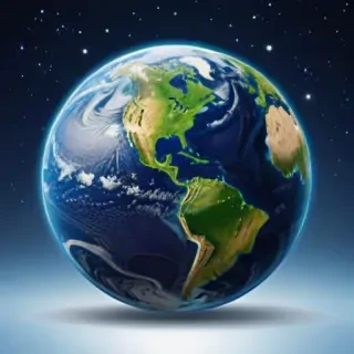 cartoon picture of planet earth