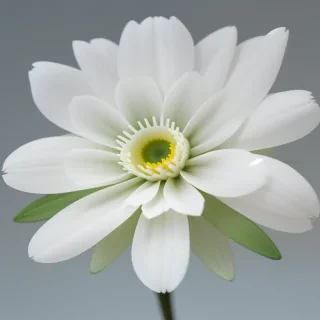 white flower transparent