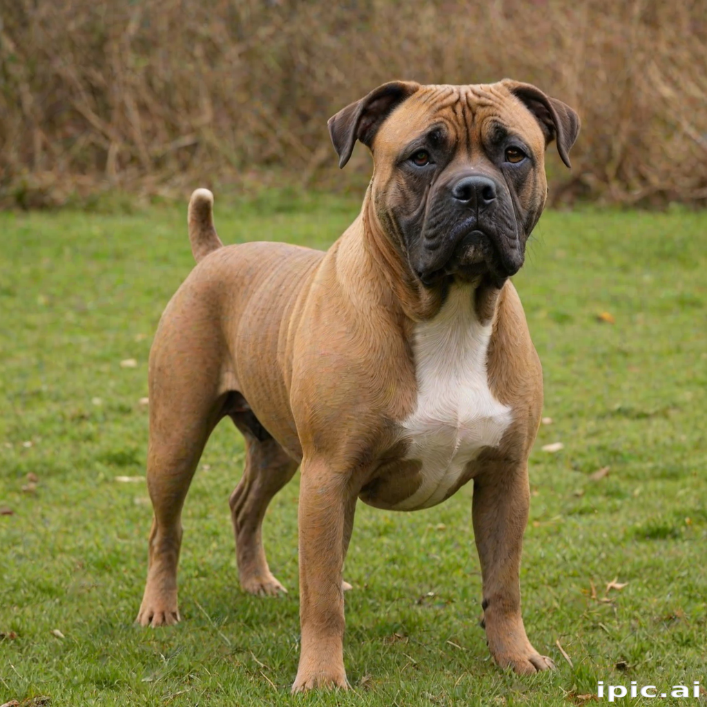staffy bull bullmastiff
