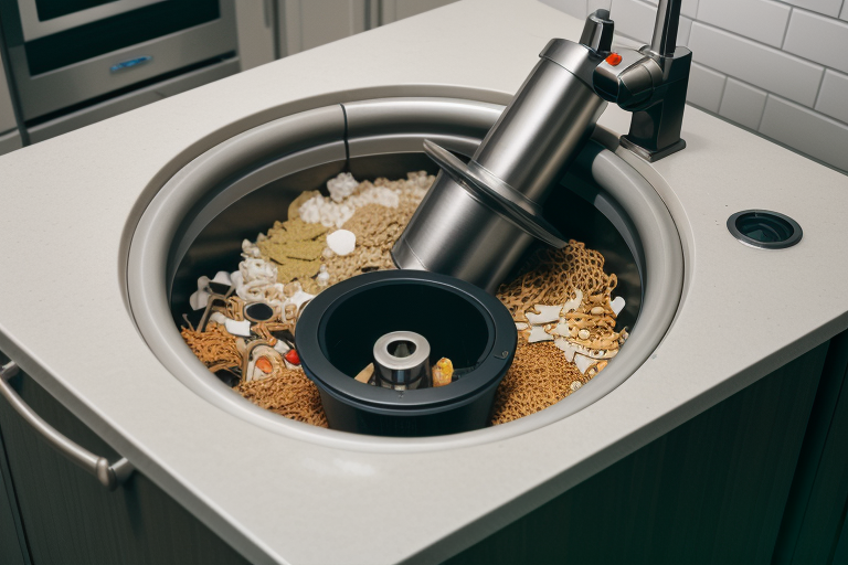 what is a continuous feed garbage disposal