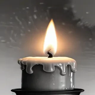 candle drawing