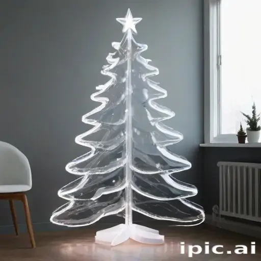 transparent christmas tree