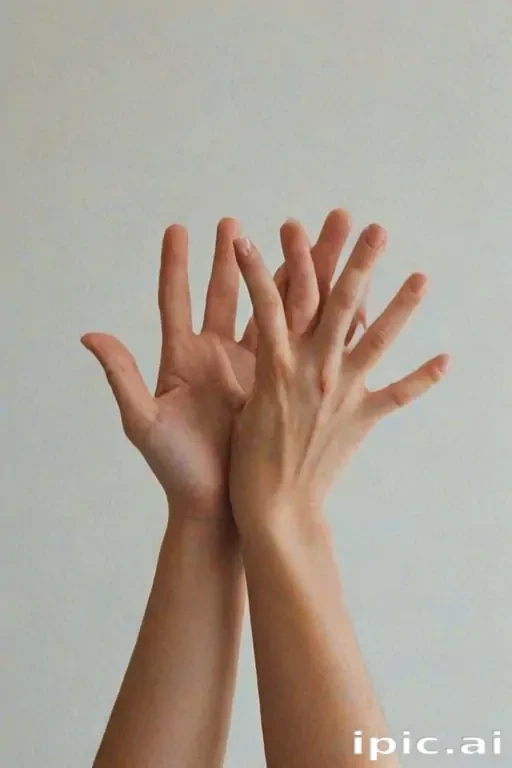 hands reaching