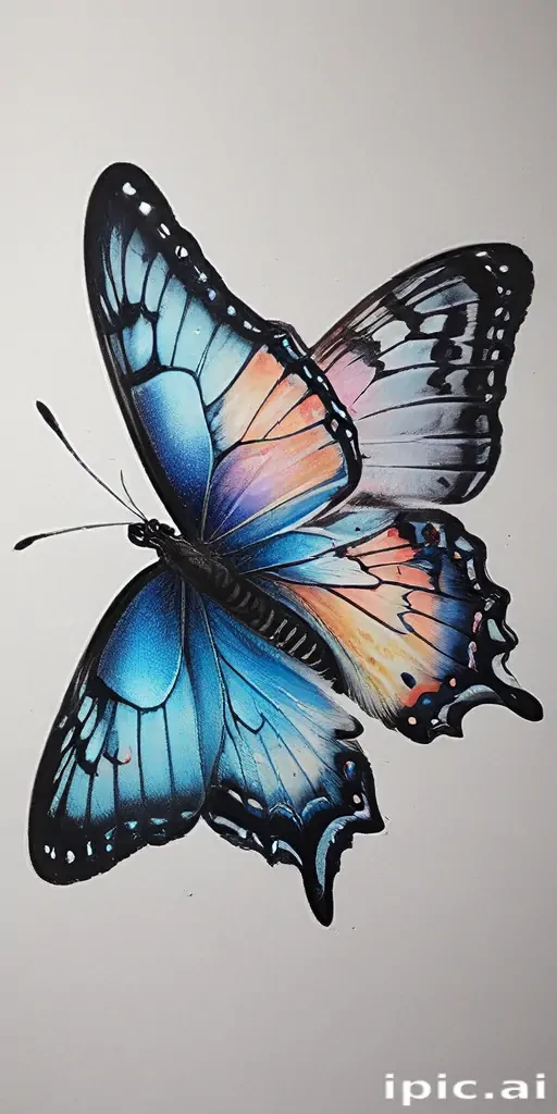 picture of a butterfly drawing