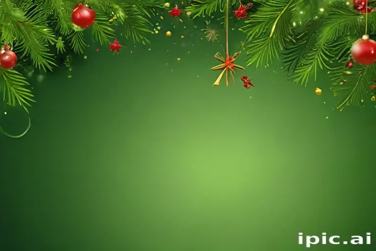 christmas background green
