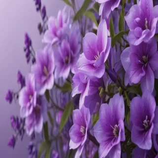 purple flowers background