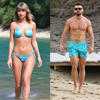 taylor swift bikini travis kelce