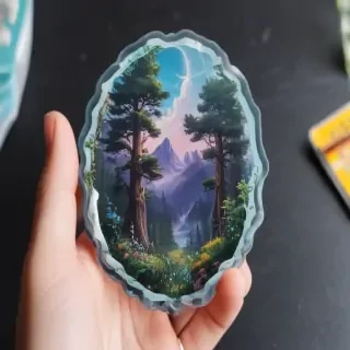 transparent aesthetic sticker