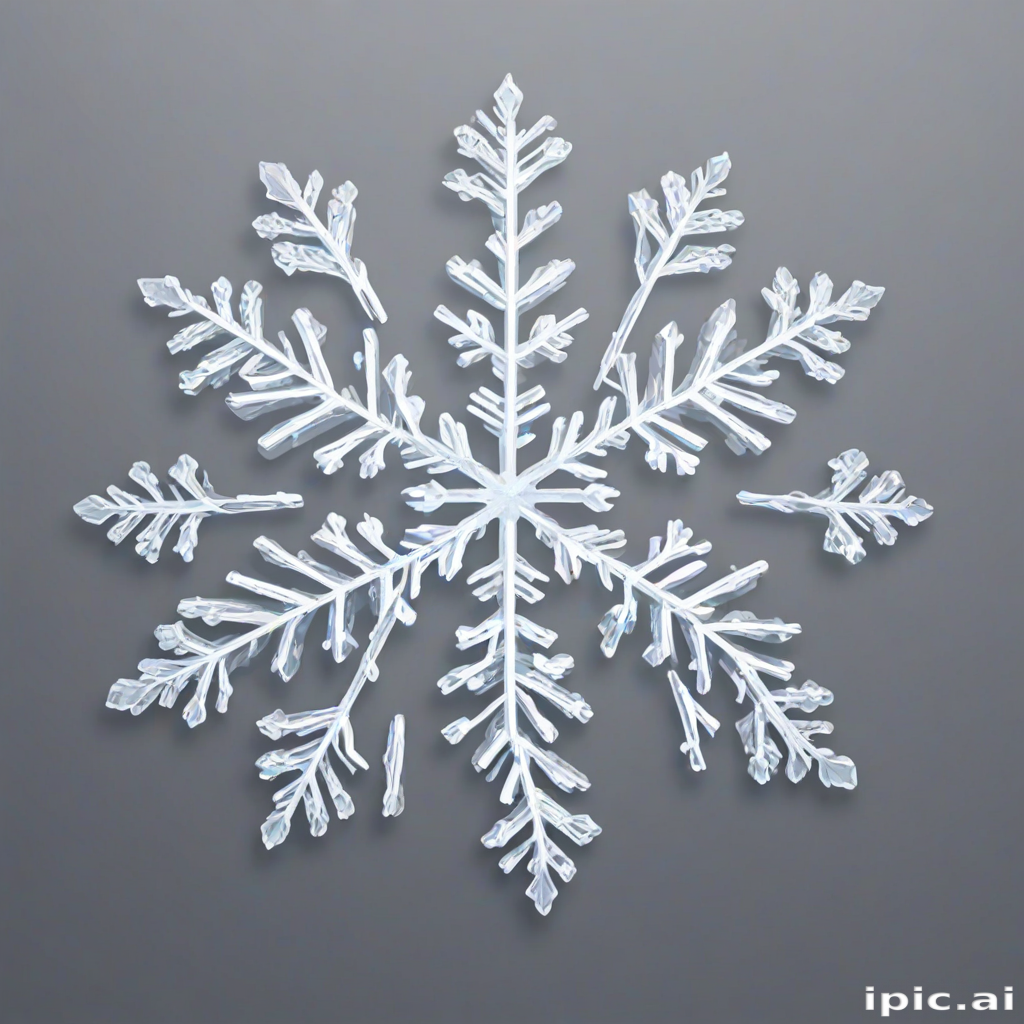 transparent background snowflake clipart