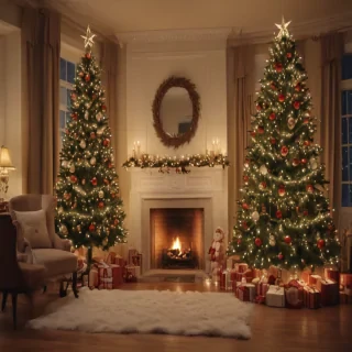 aesthetic christmas background