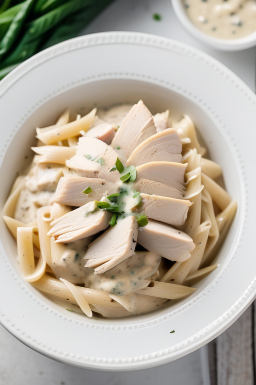 crockpot chicken alfredo with jar sauce