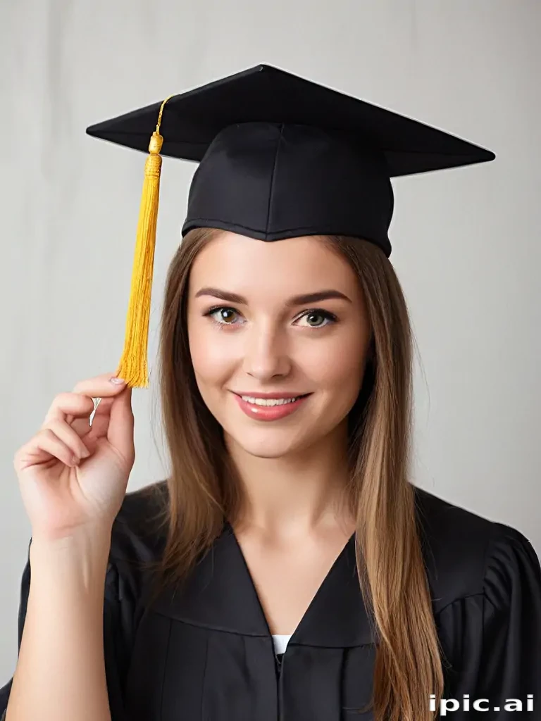 grad hat png