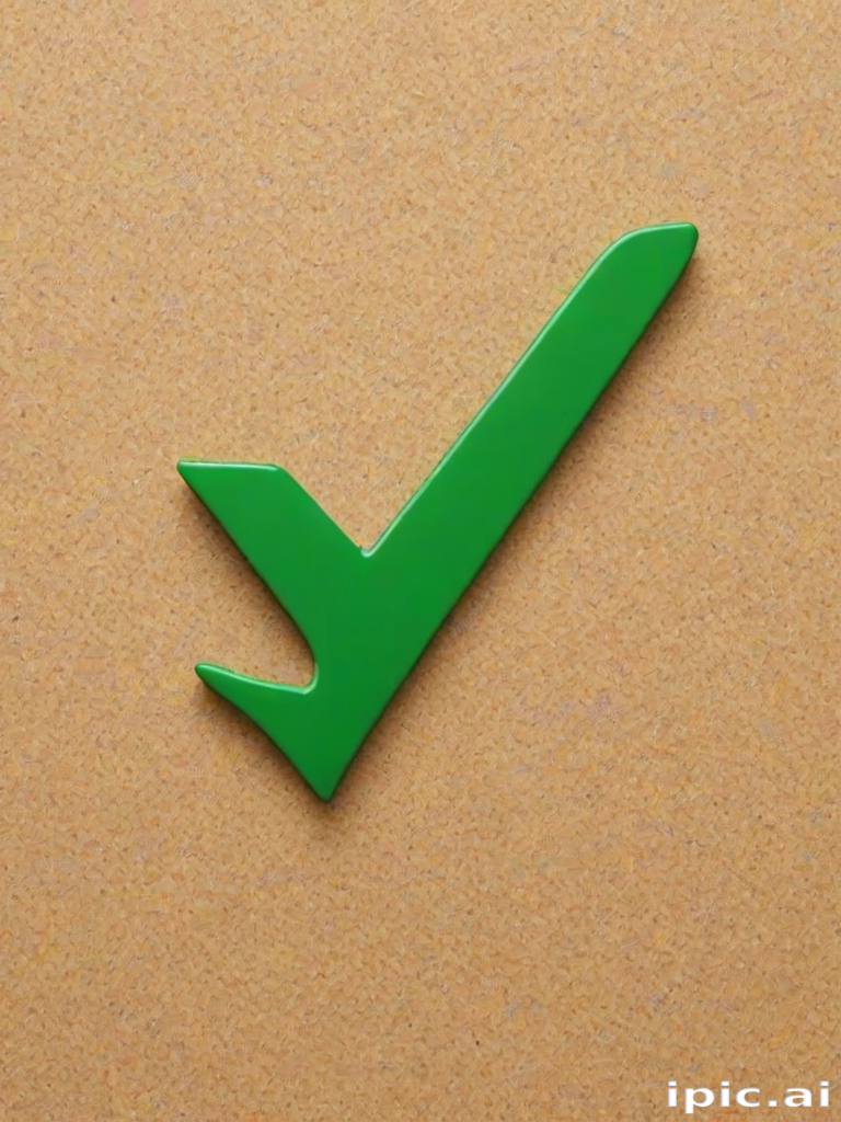 green check mark