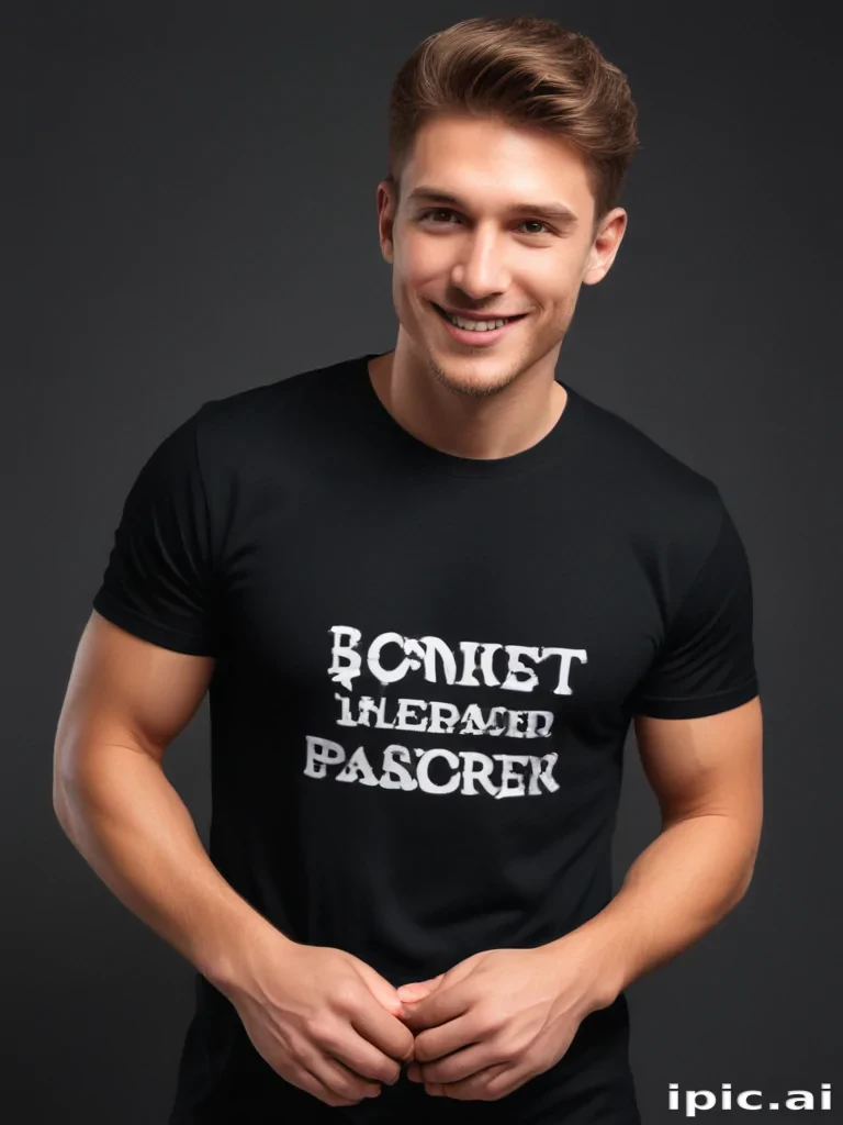 black tee png