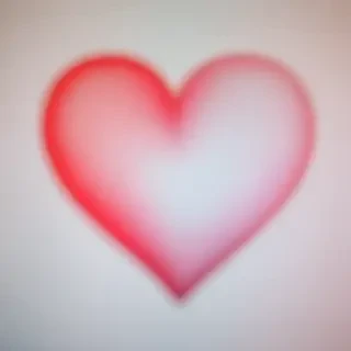 blurred heart