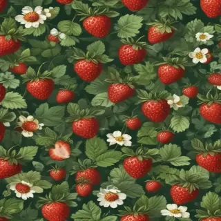 aesthetic strawberry wallpaper