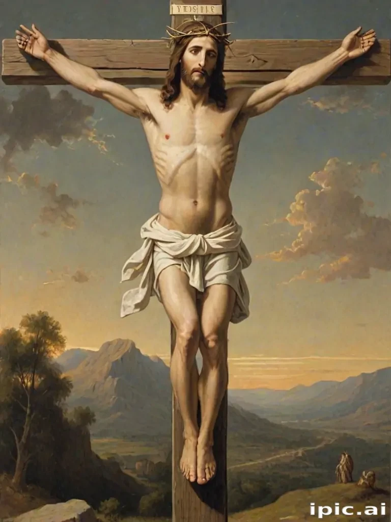 picture of jesus on cross