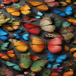 butterfly wall paper