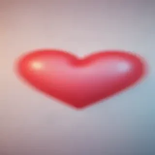blurry heart