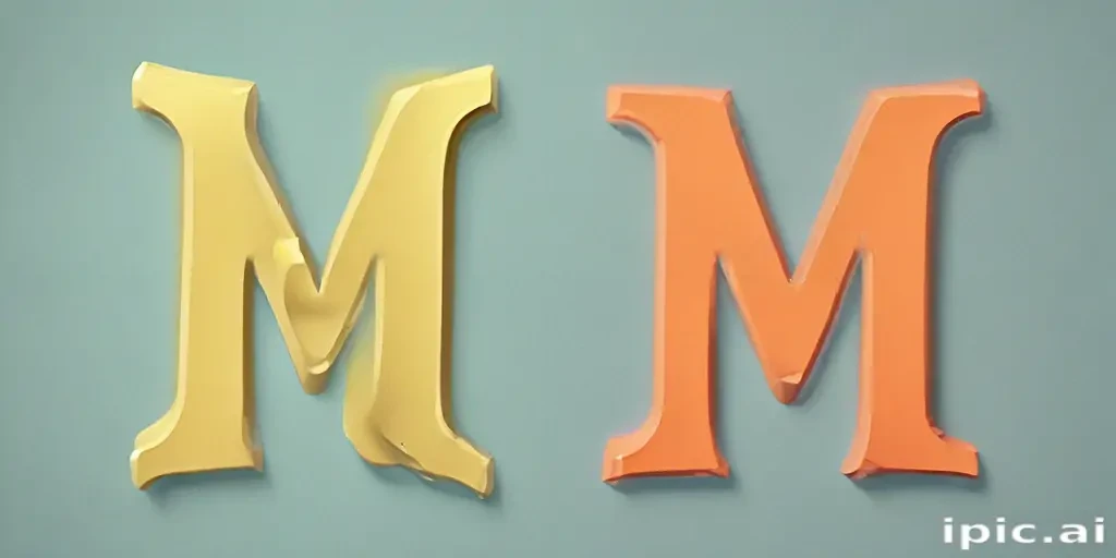 images for letter m