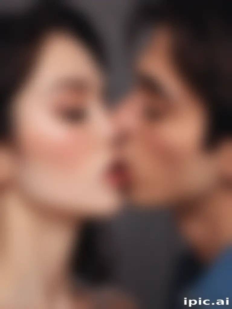 aesthetic kiss