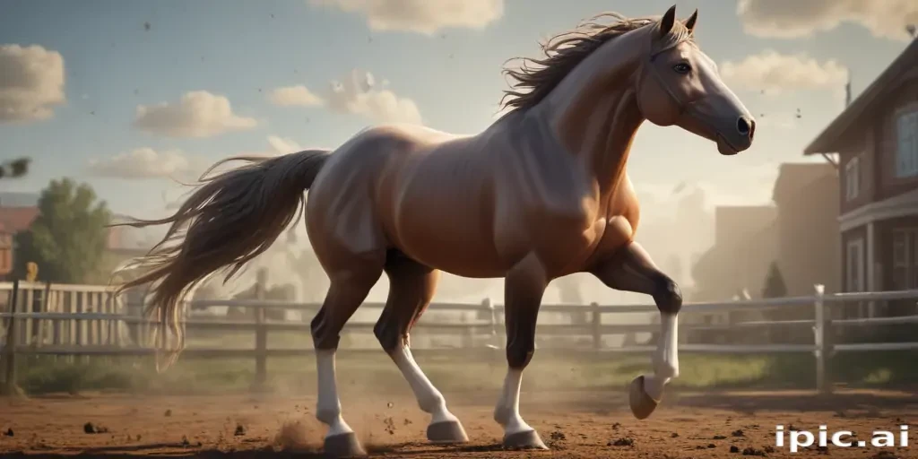 cartoon horses