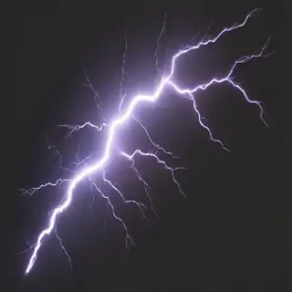 lightning transparent