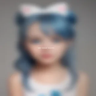 cute blue