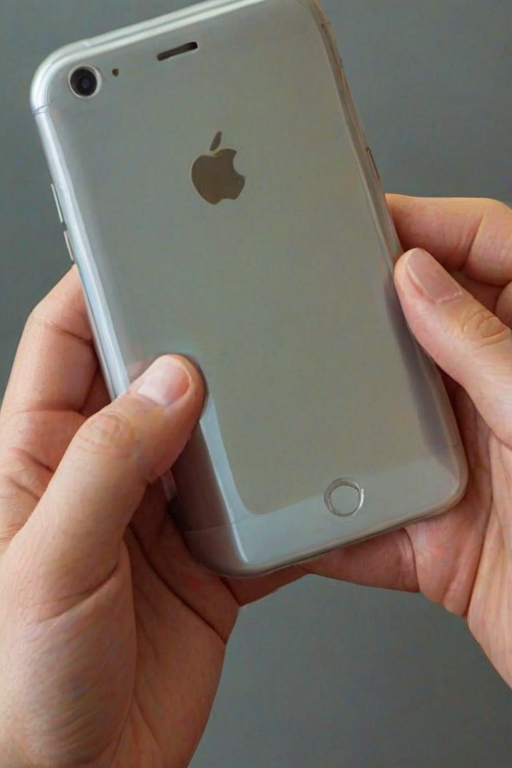 hand holding cell phone