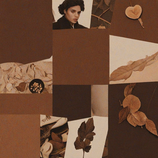 brown aesthetic banner