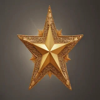 golden star png