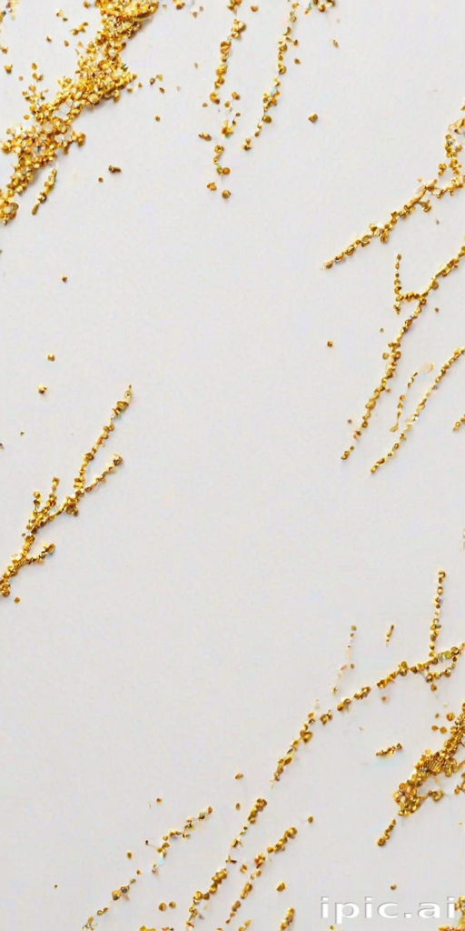 white background gold
