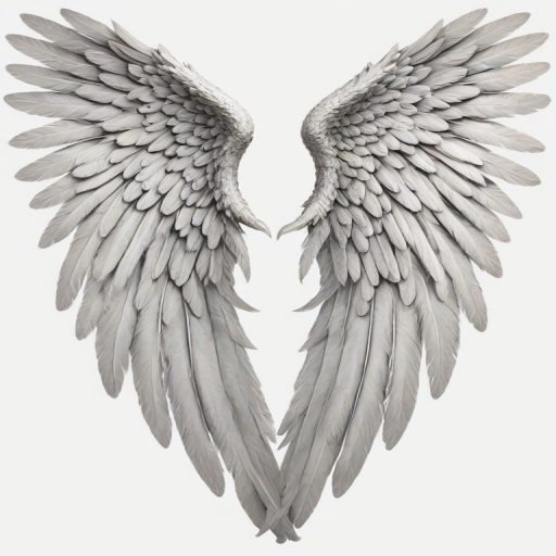 realistic angel wings png