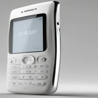 icon phone white