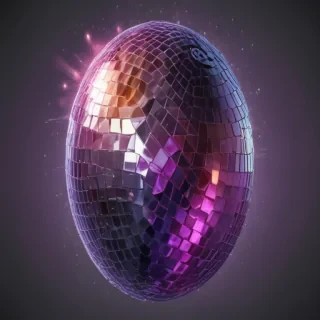 transparent background disco ball png