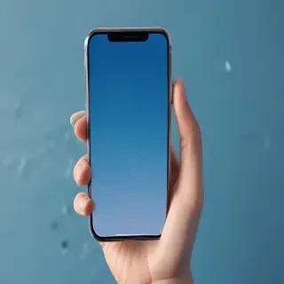 blue iphone wallpaper aesthetic