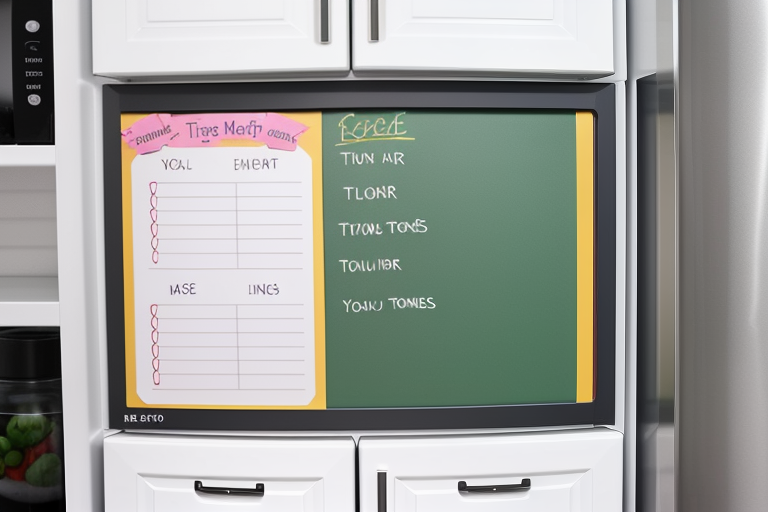magnetic marker board for refrigerator