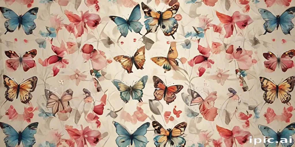 butterfly wall paper