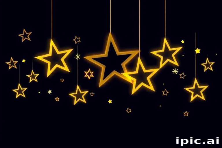 christmas stars clipart