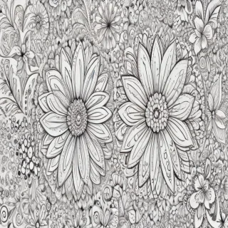 flower doodle art