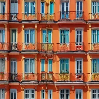 background of the house