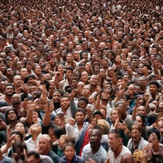 crowded png