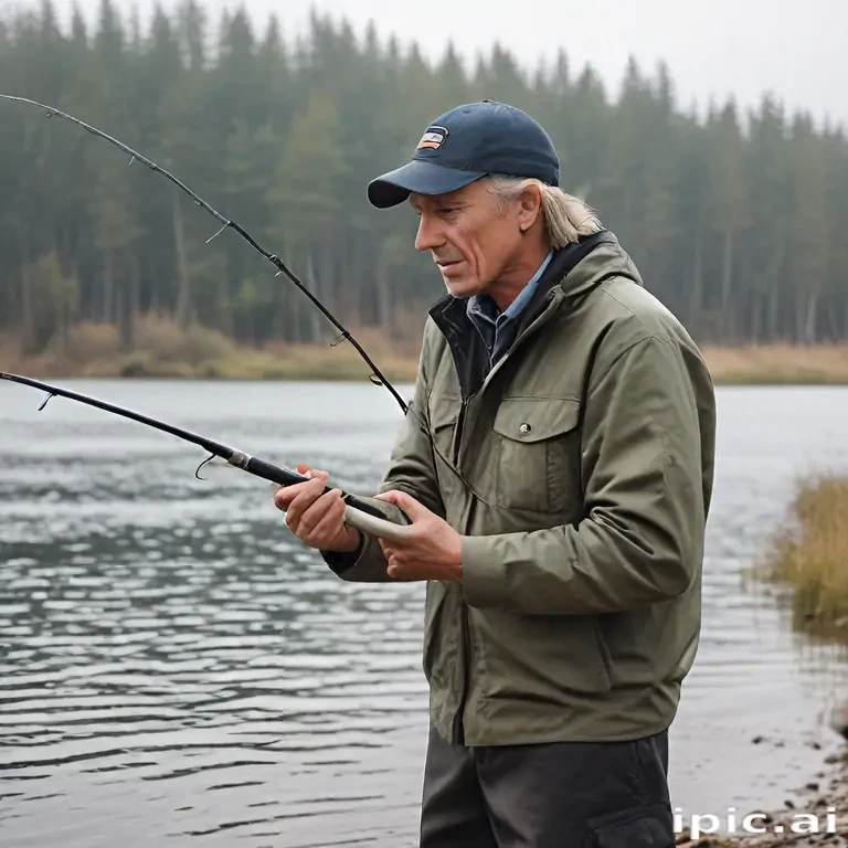 rod in fishing
